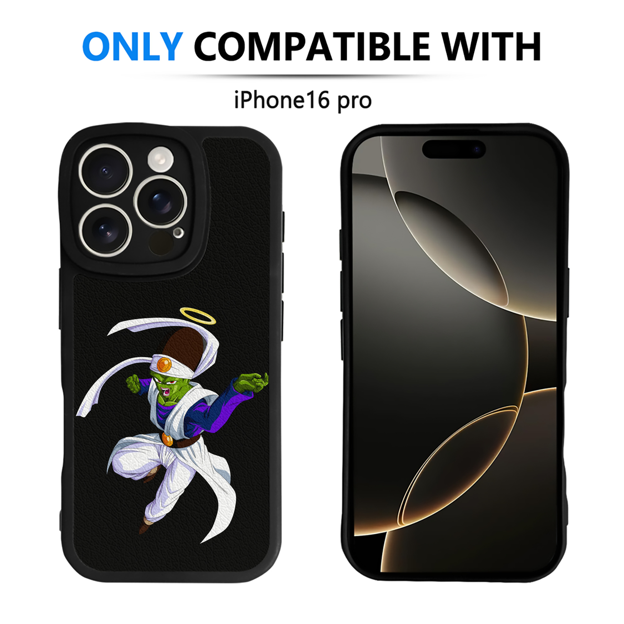 （画像用） ドラゴンボール パイクーハン DRAGON BALL Pikkon 【iPhone 16シリーズ対応】シリコンスマホケース（レザー調） 材質：シリコン